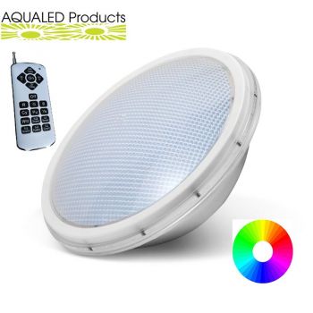 AMPOULE PAR56 18W RGB 12 VOLTS AC + TELECOMMANDE