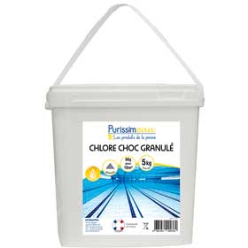 Chlore choc granulés - 1 kg