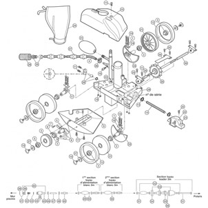 Pièces détachées pour Robot POLARIS 180/280/